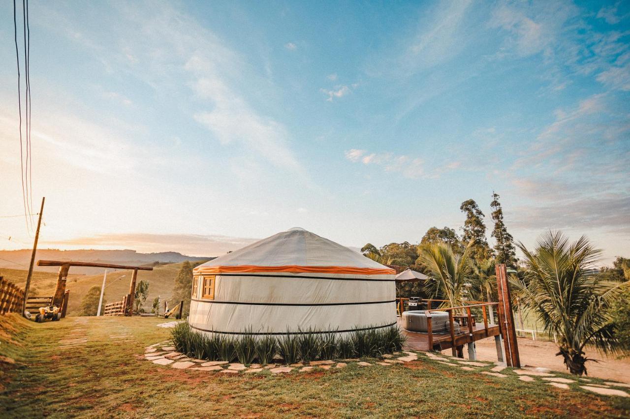 Yurt, Romantico E Luxuoso, Natureza E Cachoeiras Hotel Jacutinga Eksteriør billede