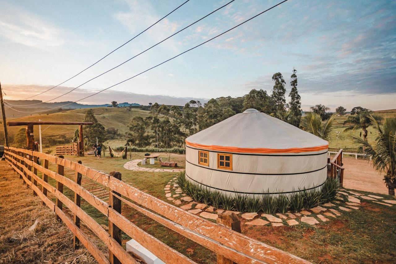 Yurt, Romantico E Luxuoso, Natureza E Cachoeiras Hotel Jacutinga Eksteriør billede